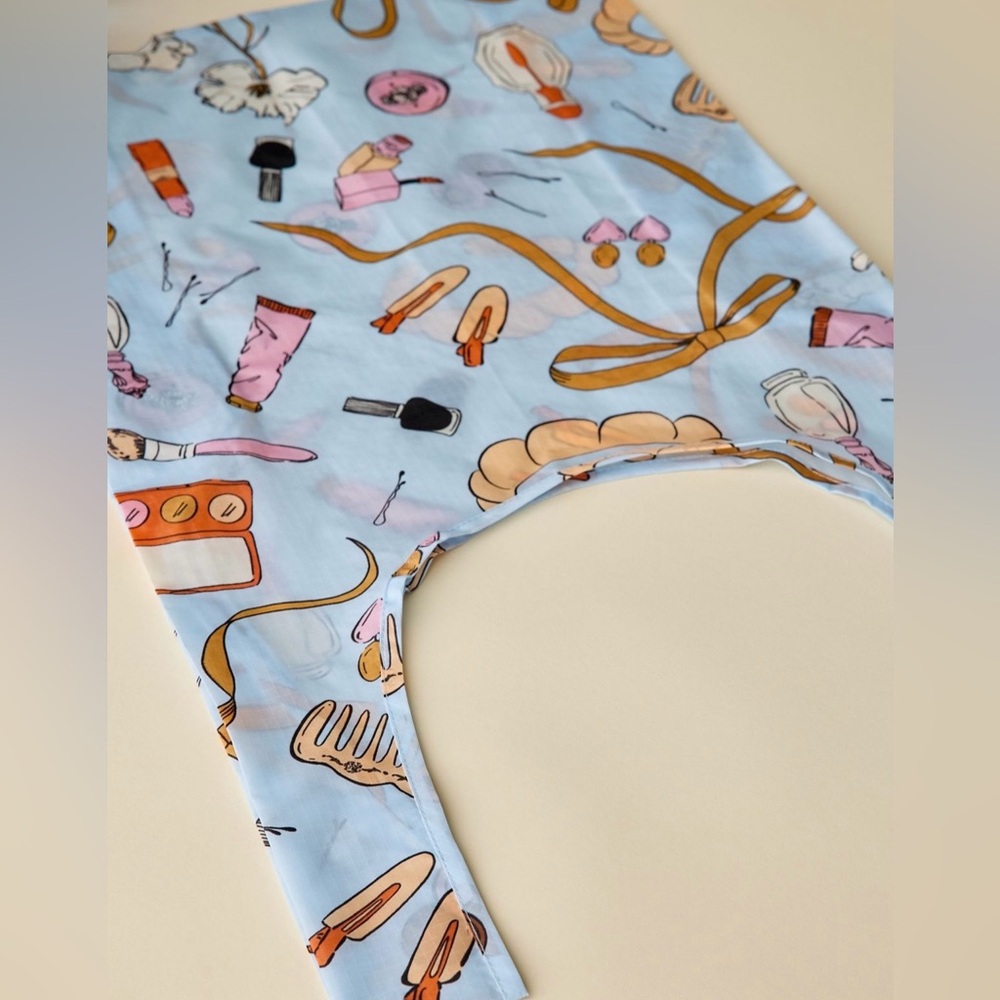 BAGGU Standard Reusable Tote Bag - Get Ready With Me Print - Amazing Gift! 🎁